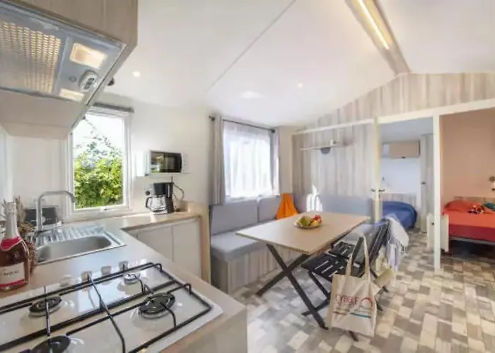 Zecamping 5 Familial Parc Aquatique Locatif Tv Bbq Clim 32m2 Camping